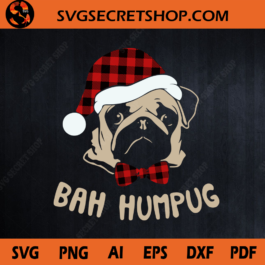 Bah Humpug Plaid SVG