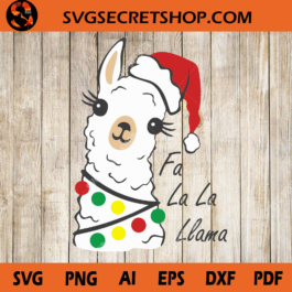 Fa La LA Llama SVG