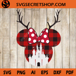 Mickey Christmas Bow SVG