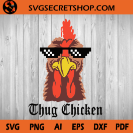 Thug Chicken SVG