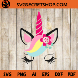 Unicorn Face SVG