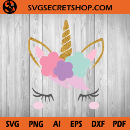 Unicorn Face SVG