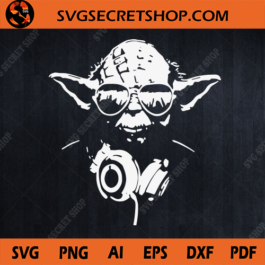 DJ Yoda Starwars SVG