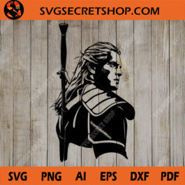 Geralt SVG, The Witcher SVG, Geralt Silhouette, Geralt Of Rivia SVG