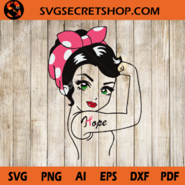 Girl Hope SVG