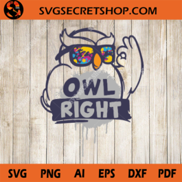 Owl Right SVG