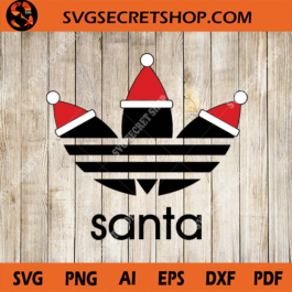 Santa Adidas SVG