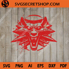 Wild Hunt SVG, The Witcher SVG, Geralt SVG, The Witcher logo SVG, Wolf Medallion SVG