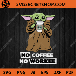 Yoda Starbucks SVG