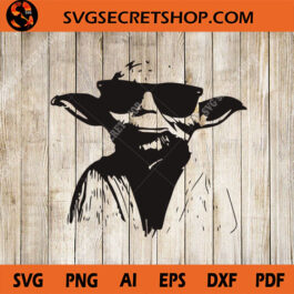 Yoda With Glasses SVG