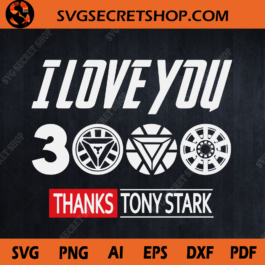 I Love You 3000 SVG