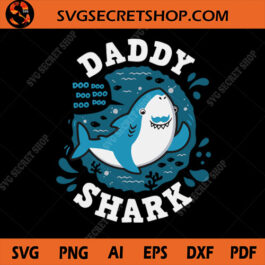 Daddy Shark SVG