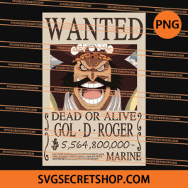 Wanted Gol D Roger PNG