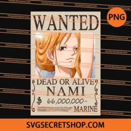 Wanted Nami PNG