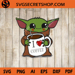 I Love Coffee SVG