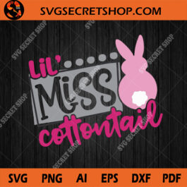 Lil' Miss Cottontail SVG