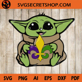Yoda Mardi Gras SVG