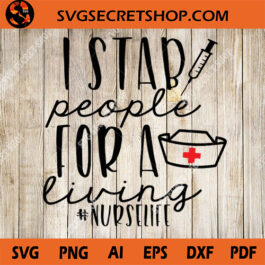 I Stab People For A Living SVG