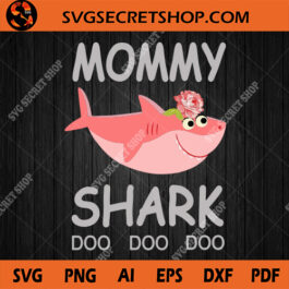 Mommy Shark SVG
