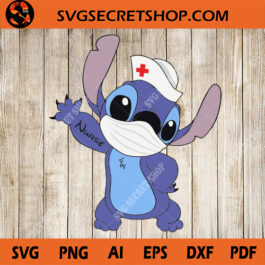 Stitch Nurse SVG, Stitch SVG, Coronavirus SVG, Covid19 SVG, Nurse SVG