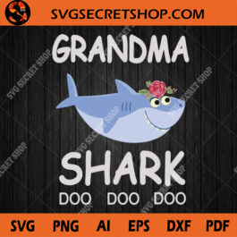 Grandma Shark SVG