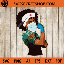 Strong African American Woman SVG