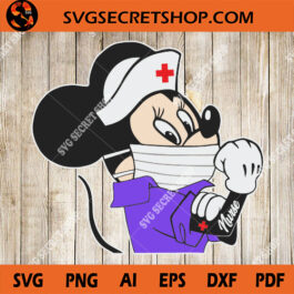 Strong Mickey Nurse SVG