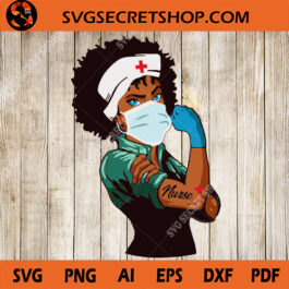 Strong Woman Nurse SVG