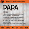 Papa SVG, Father's Day SVG, Best Papa Ever SVG, SVG Files 2 Papa SVG