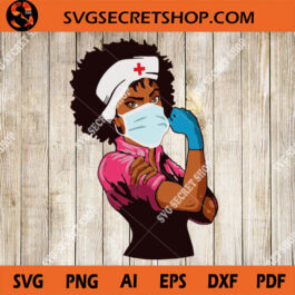 Strong African American Woman SVG