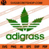 Adigrass SVG, Adidas Logo SVG, Weed SVG, Marijuana SVG, Grass SVG