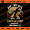 Don't Mess With Papasaurus You'll Get Jurasskicked SVG, Jurassic Park SVG, Papasaurus SVG, Father's Day SVG 2 Don't Mess With Papasaurus You'll Get Jurasskicked SVG