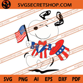 Snoopy Independence Day SVG