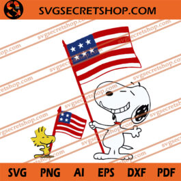 Snoopy Independence Day SVG