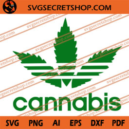 Cannabis SVG, Weed SVG, Grass SVG, Adidas Logo SVG, Marijuana SVG