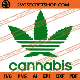 Cannabis SVG, Grass SVG, Adidas Logo SVG, Weed SVG, Marijuana SVG