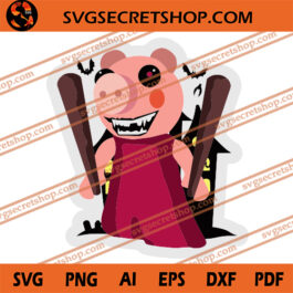 Piggy Halloween SVG, Piggy Roblox SVG, Halloween SVG, Piggy SVG