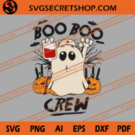Boo Boo Crew SVG, Halloween SVG, Nurse SVG, Pumpkin SVG