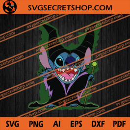 Maleficent Stitch SVG, Maleficent SVG, Stitch SVG, Halloween SVG