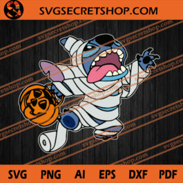 Mummy Stitch SVG, Stitch SVG, Mummy SVG, Stitch Halloween SVG