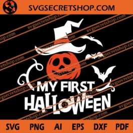 My First Halloween SVG, Halloween SVG, Pumpkin SVG