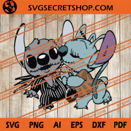Sally Stitch And Jack Skellington Stitch SVG, Stitch And Angle SVG, Nightmare Before Christmas SVG