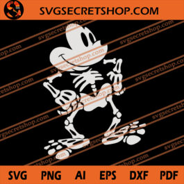 Skeleton Mickey SVG
