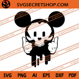 Skull Mickey SVG