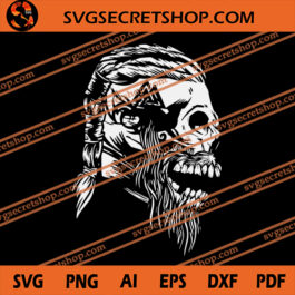 Skull Viking SVG, Skull SVG, Viking SVG, Skull Style SVG