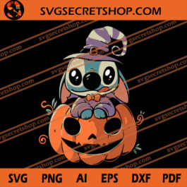 Stitch Halloween SVG, Stitch SVG, Halloween SVG, Pumpkin SVG