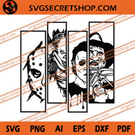 Horror Movie Character SVG, Horror SVG, Halloween SVG