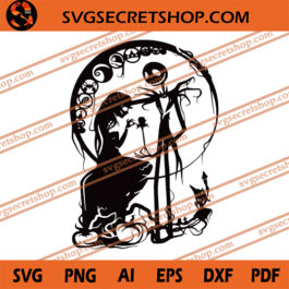 Jack Skellington And Sally SVG, Jack Skellington SVG, Sally SVG, Nightmare Before Christmas SVG
