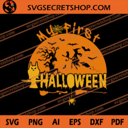 My First Halloween SVG, Halloween SVG, Witch SVG