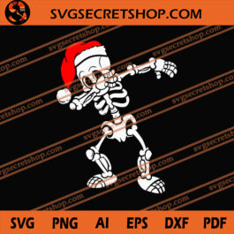 Skeleton Christmas SVG, Skeleton SVG, Christmas SVG